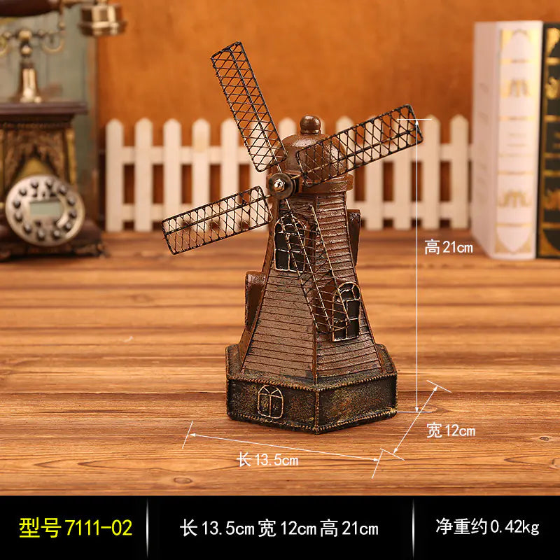 Creative Dutch Windmill Resin Gift and Home Decor