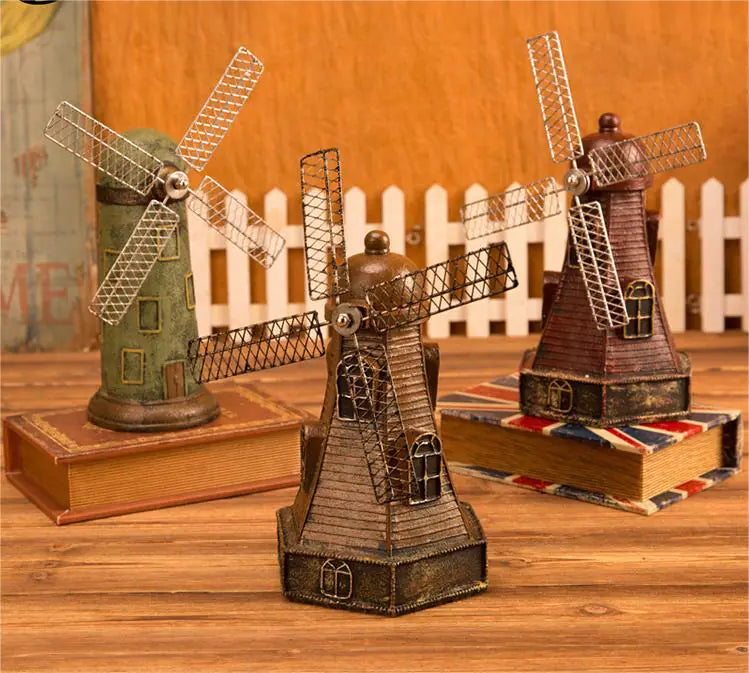 Creative Dutch Windmill Resin Gift and Home Decor