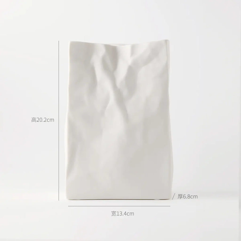 Ceramic Flower Vase for Home Decor and Centerpieces