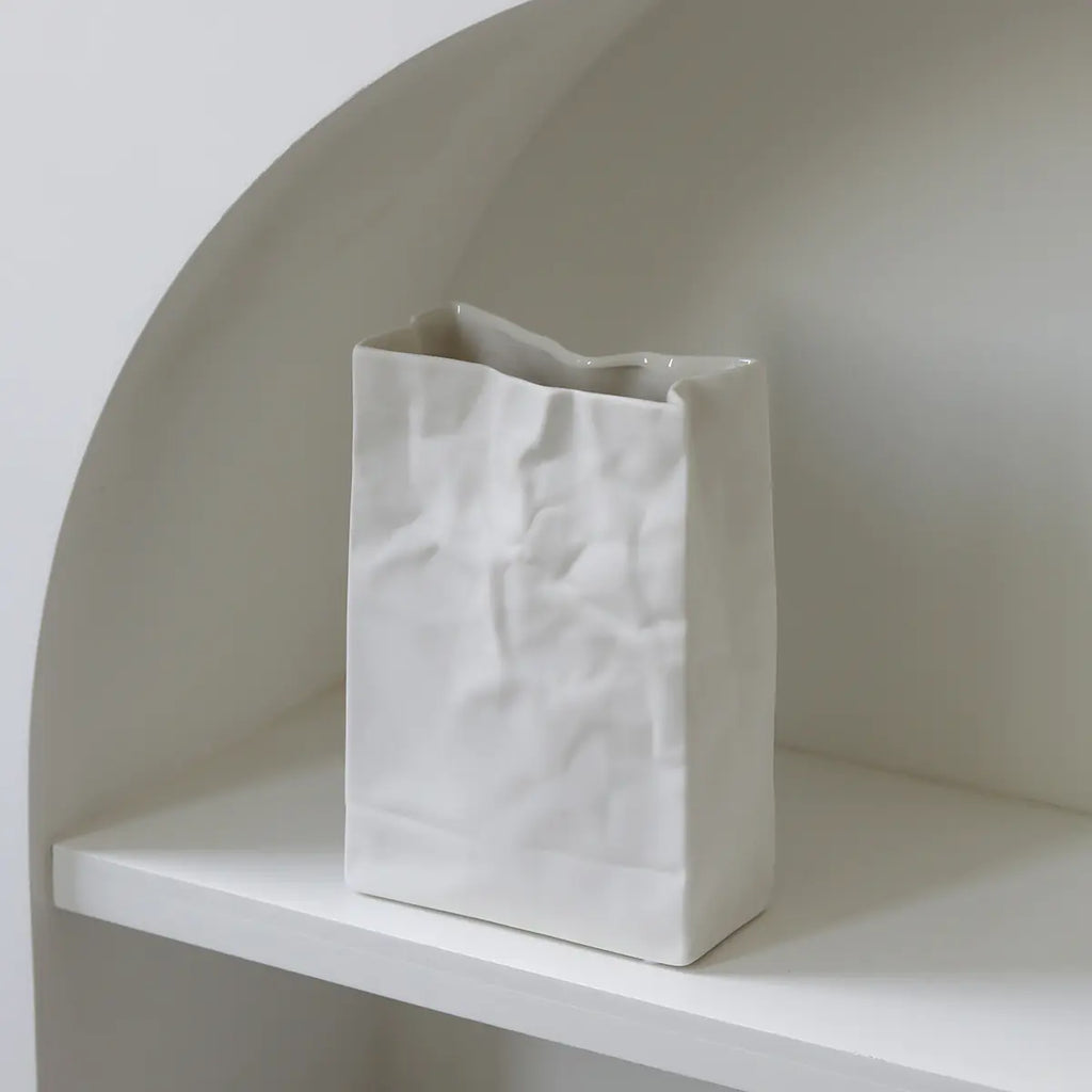 Ceramic Flower Vase for Home Decor and Centerpieces