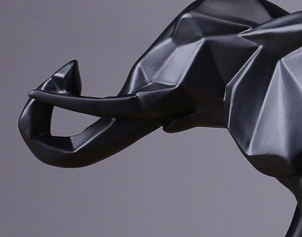 Elephant Figurine for TV Cabinet and Home Decor